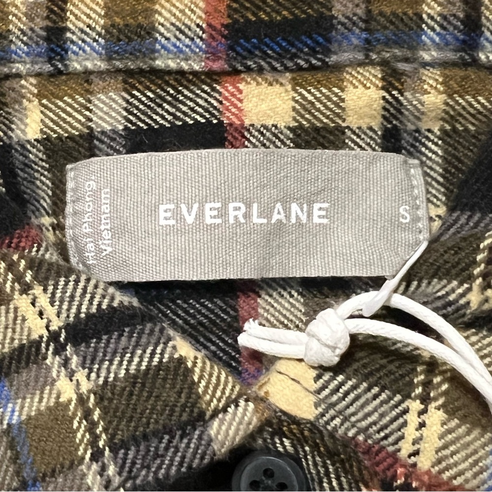 NWT Everlane Plaid Boxy Flannel Shirt - Picture 11 of 13